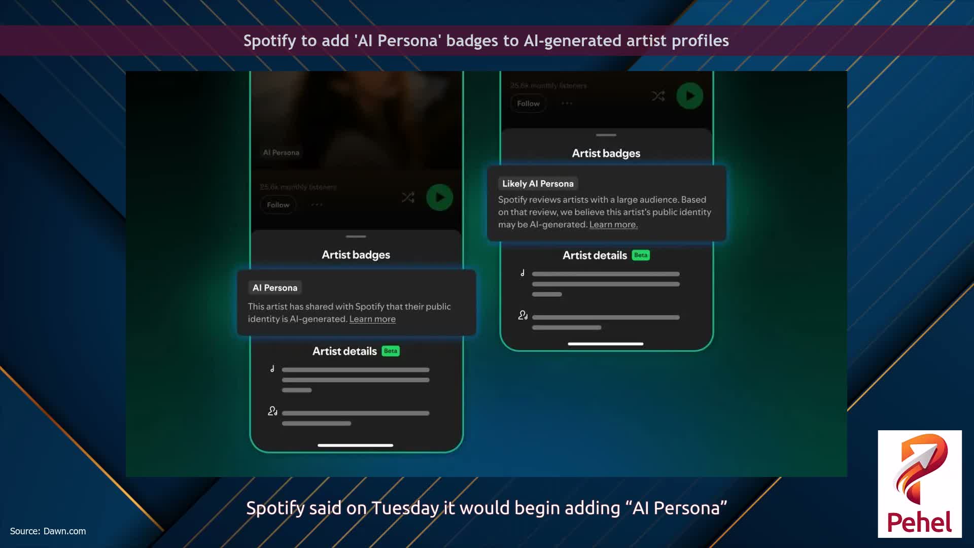 Spotify to add 'AI Persona' badges to AI-generated artist profiles