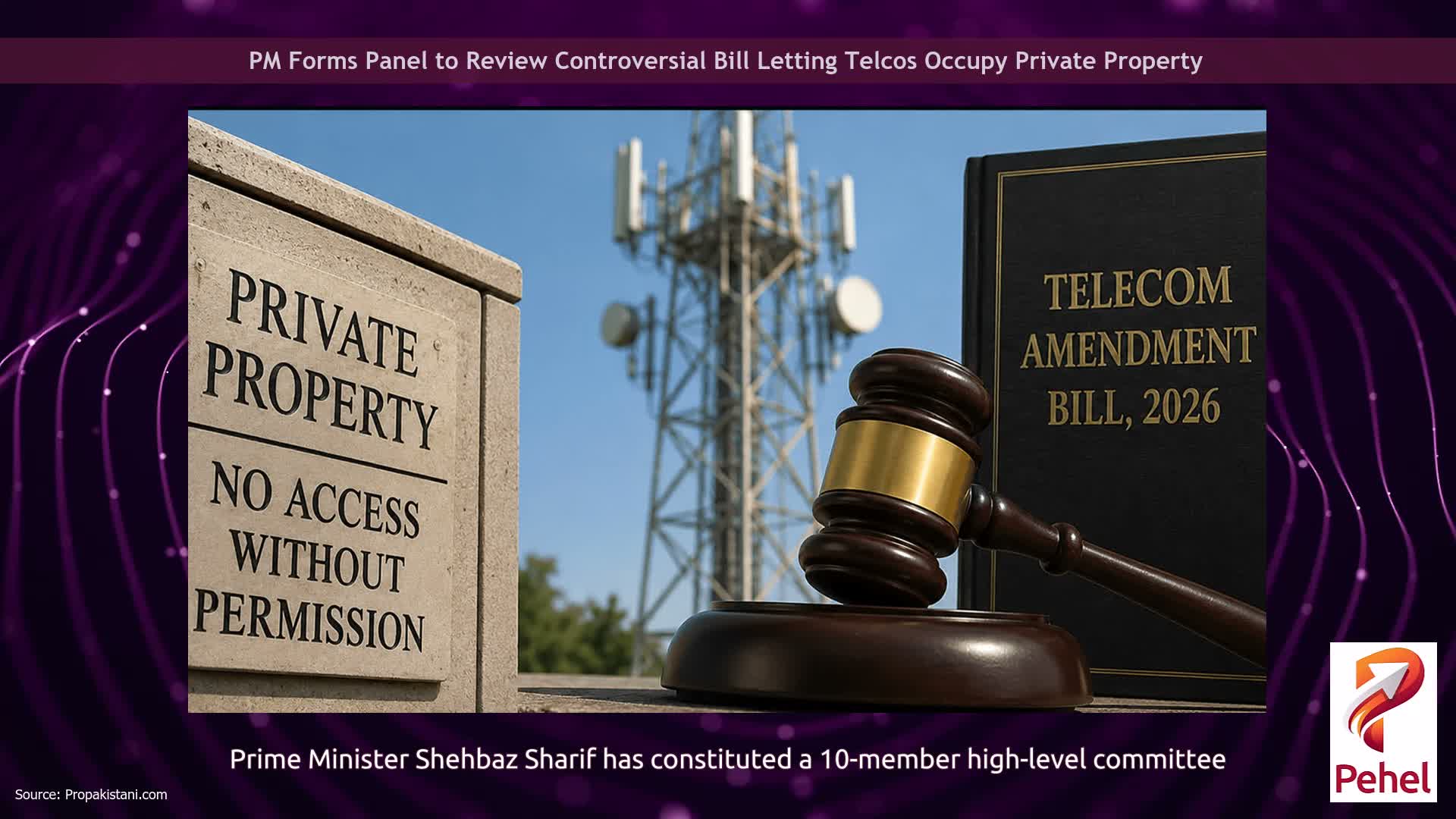 PM Forms Panel to Review Controversial Bill Letting Telcos Occupy Private Property