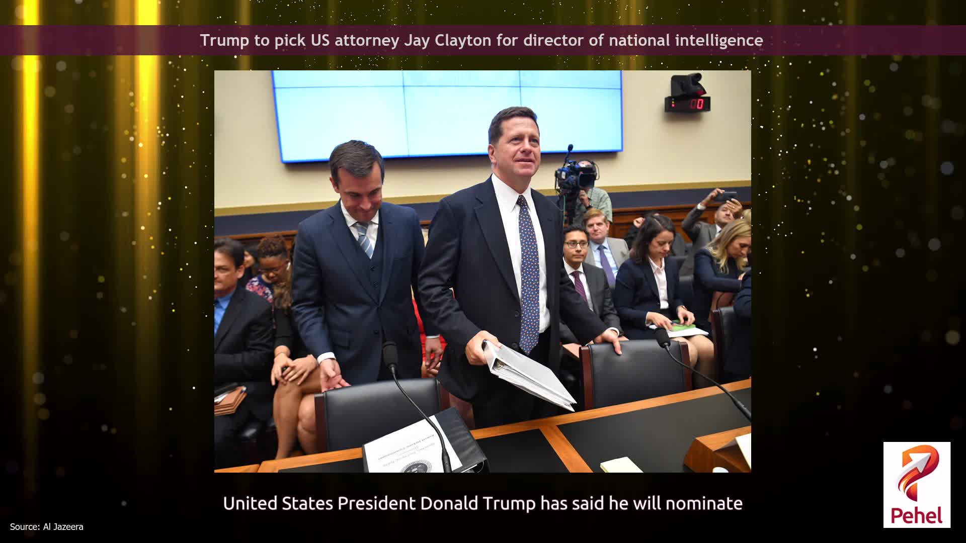 Trump to pick US attorney Jay Clayton for director of national intelligence