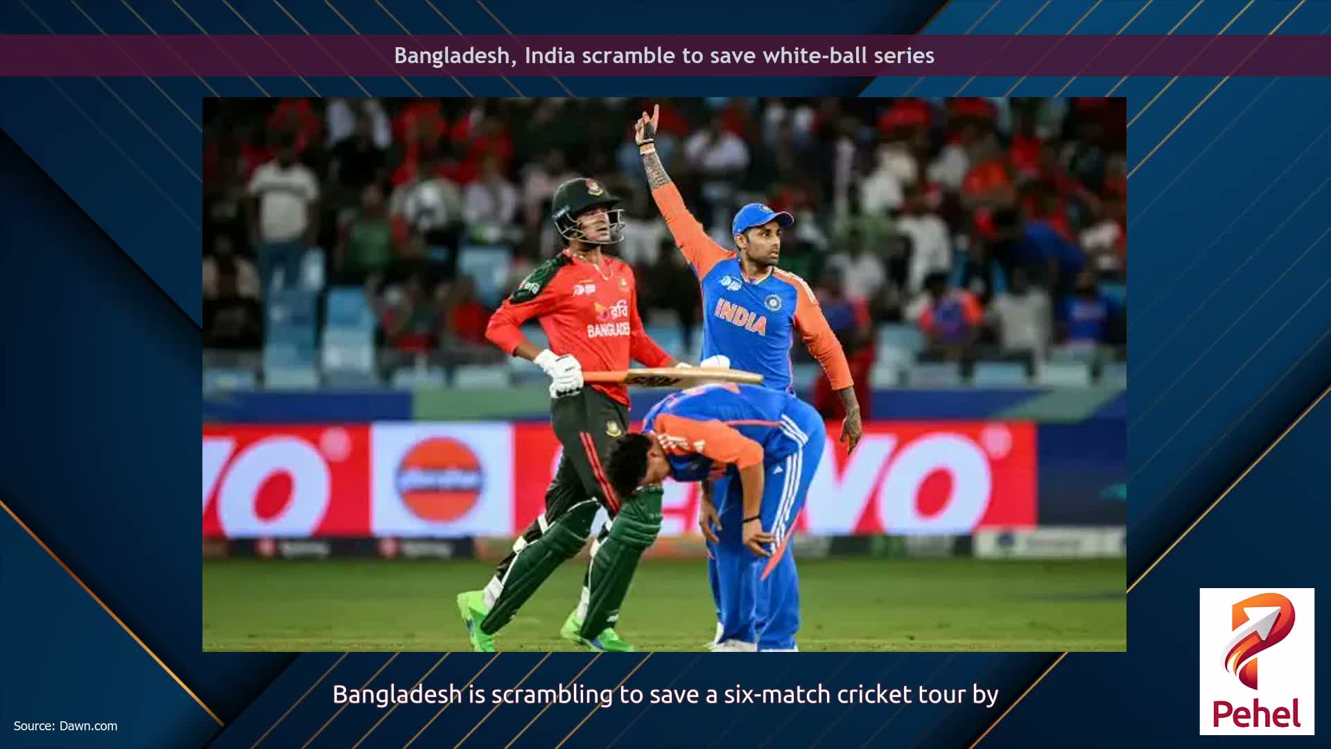 Bangladesh, India scramble to save white-ball series