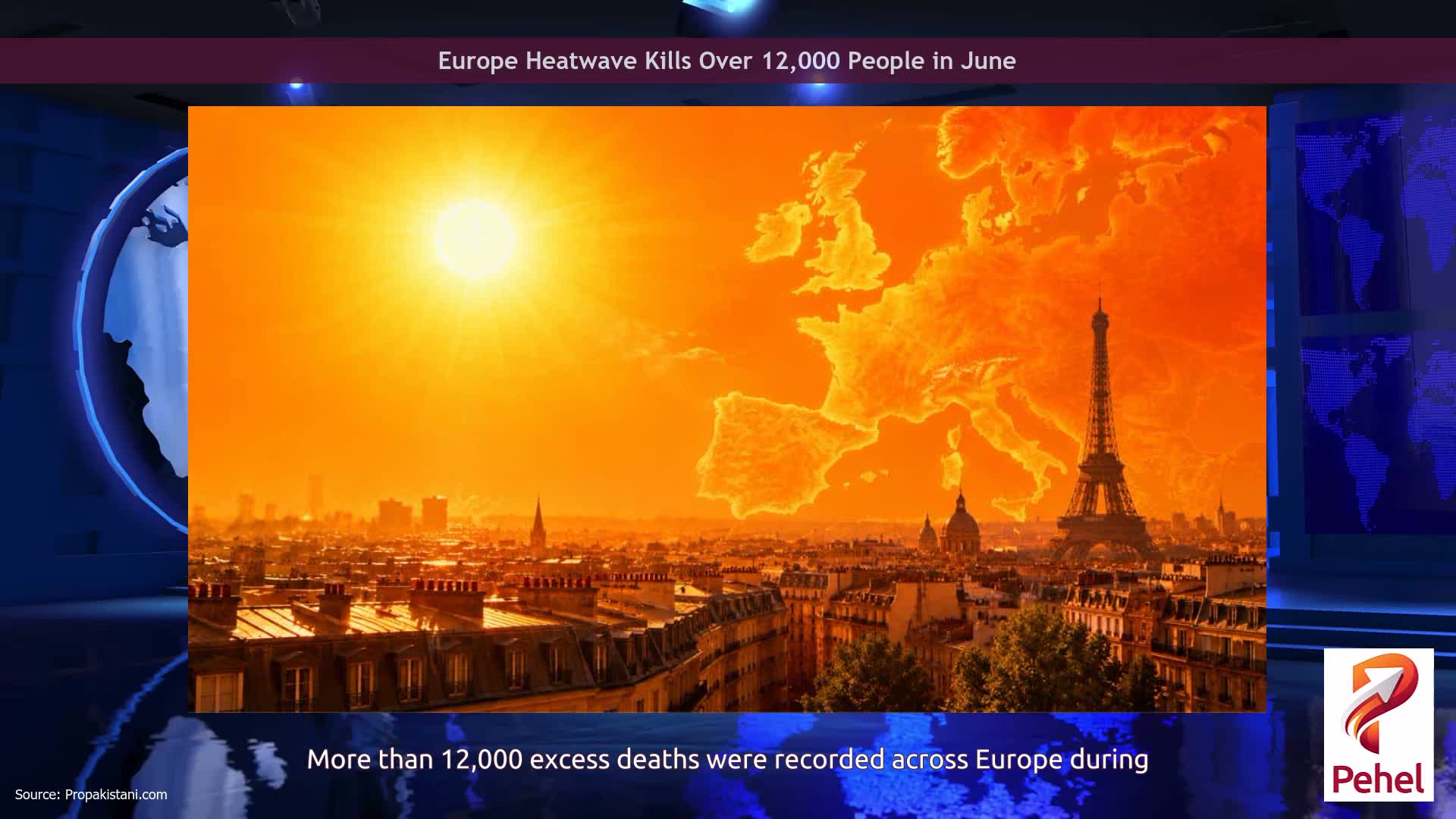 Europe Heatwave Kills Over 12,000 People in June