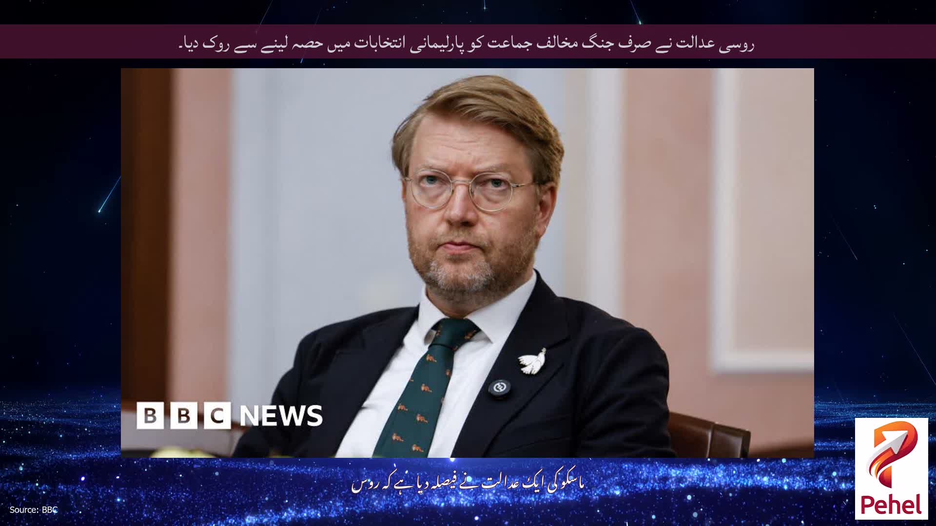 روسی عدالت نے صرف جنگ مخالف جماعت کو پارلیمانی انتخابات میں حصہ لینے سے روک دیا۔