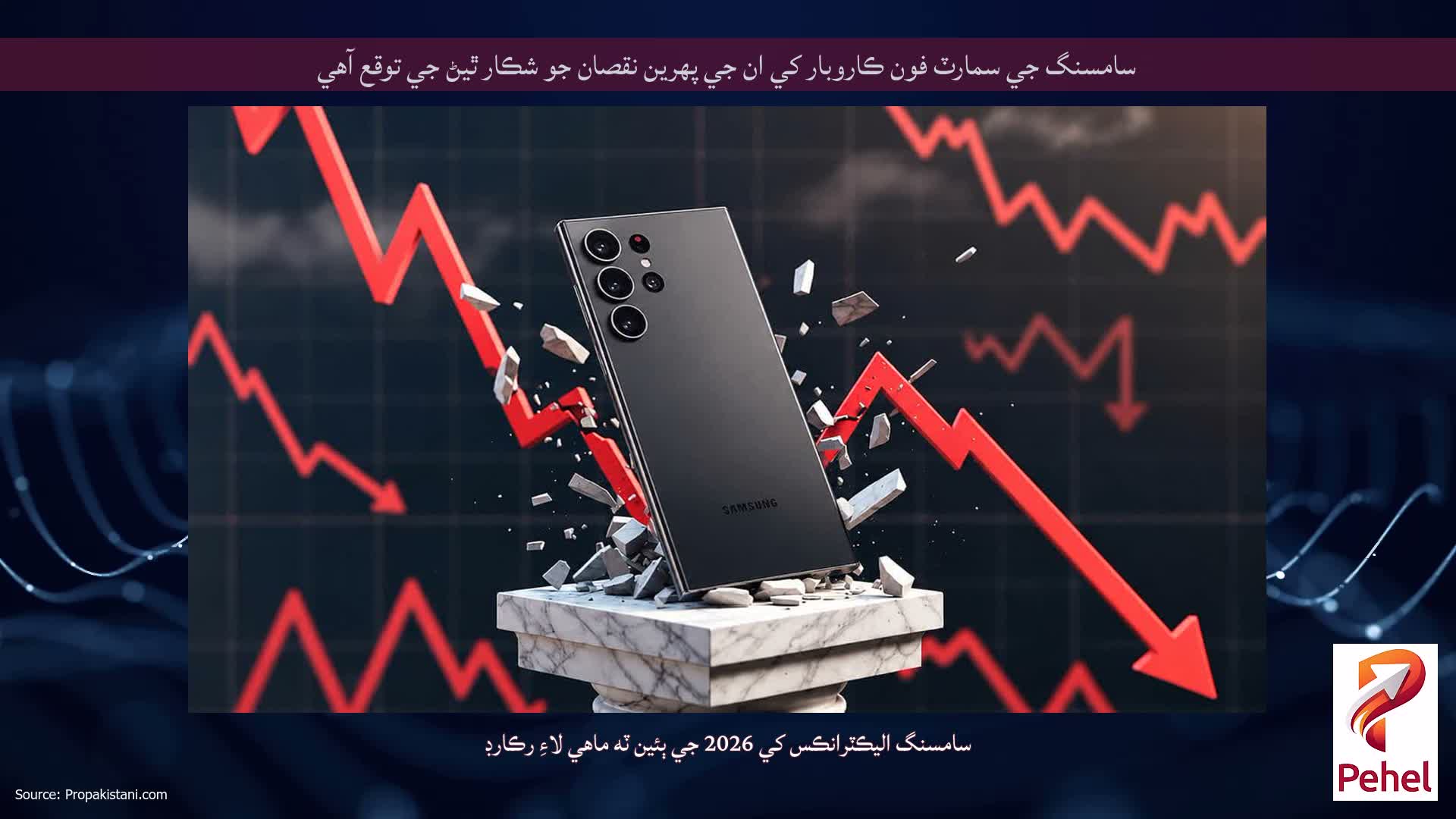 سامسنگ جي سمارٽ فون ڪاروبار کي ان جي پهرين نقصان جو شڪار ٿيڻ جي توقع آهي