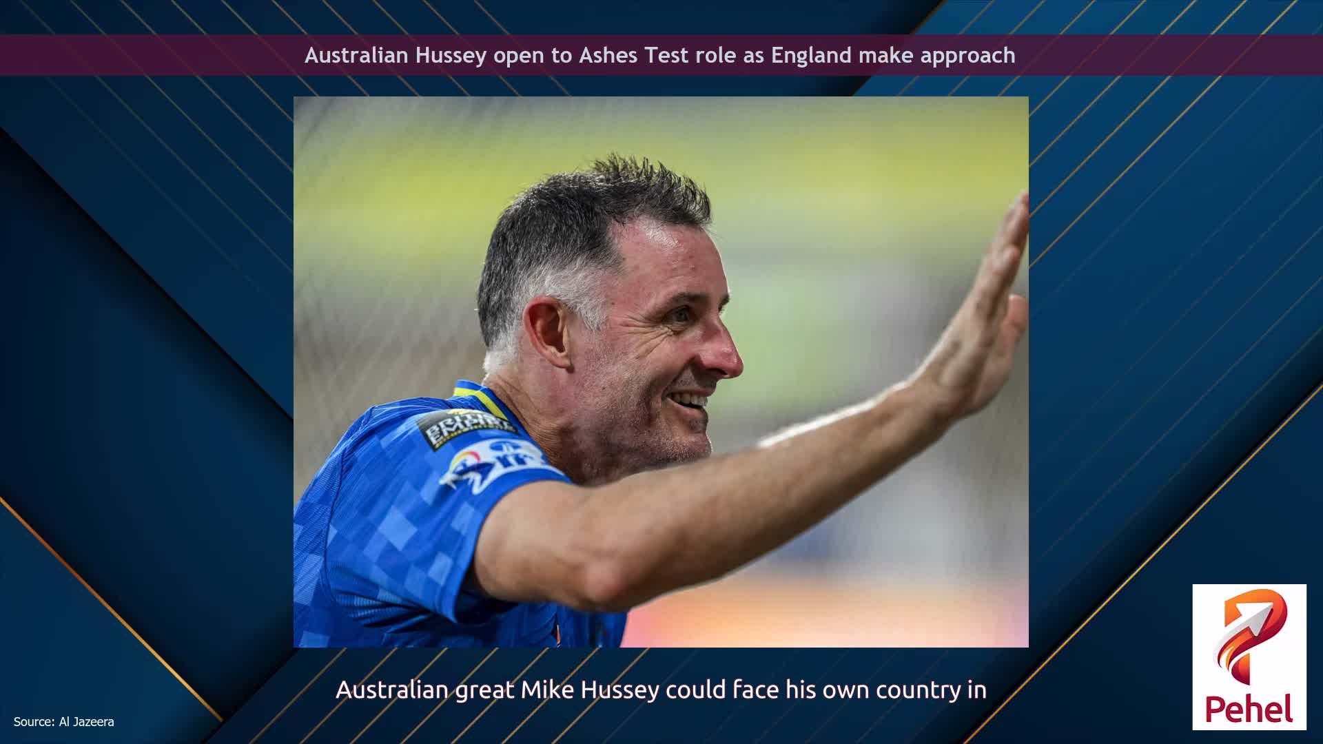 Australian Hussey open to Ashes Test role as England make approach