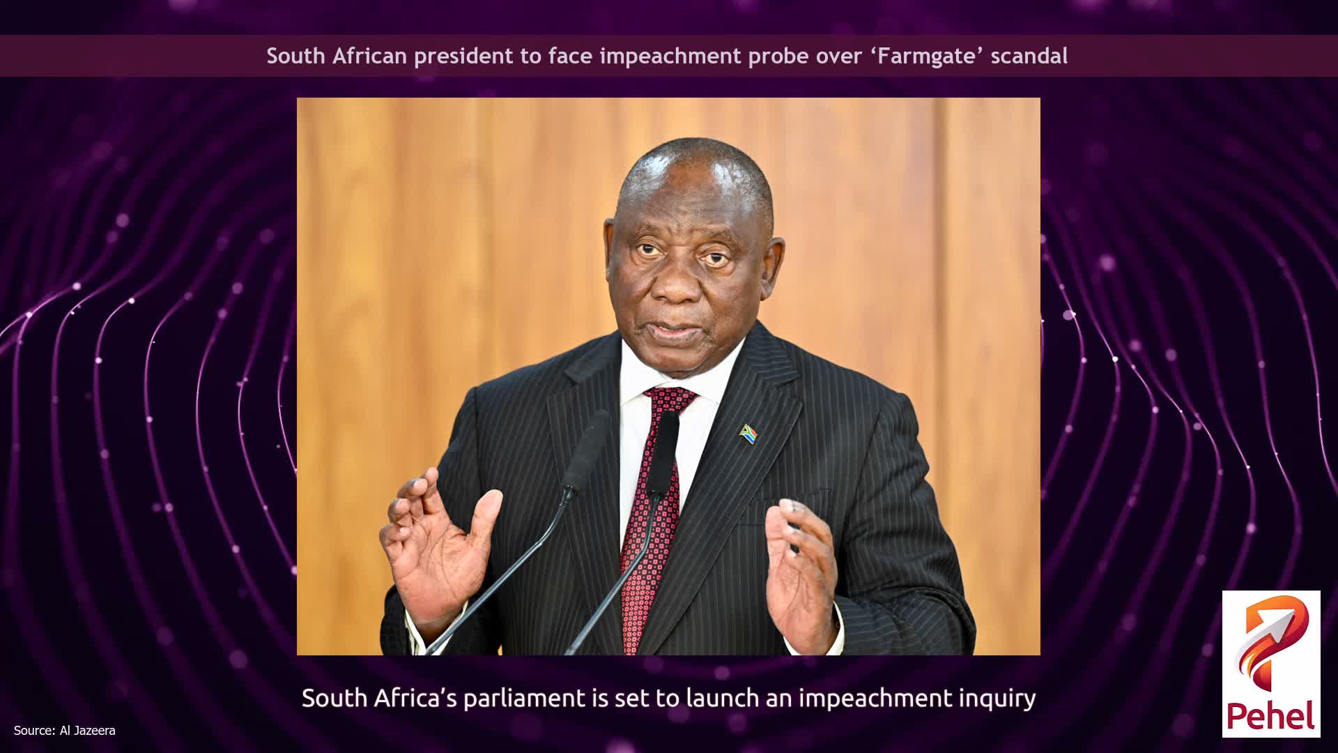 South African president to face impeachment probe over ‘Farmgate’ scandal