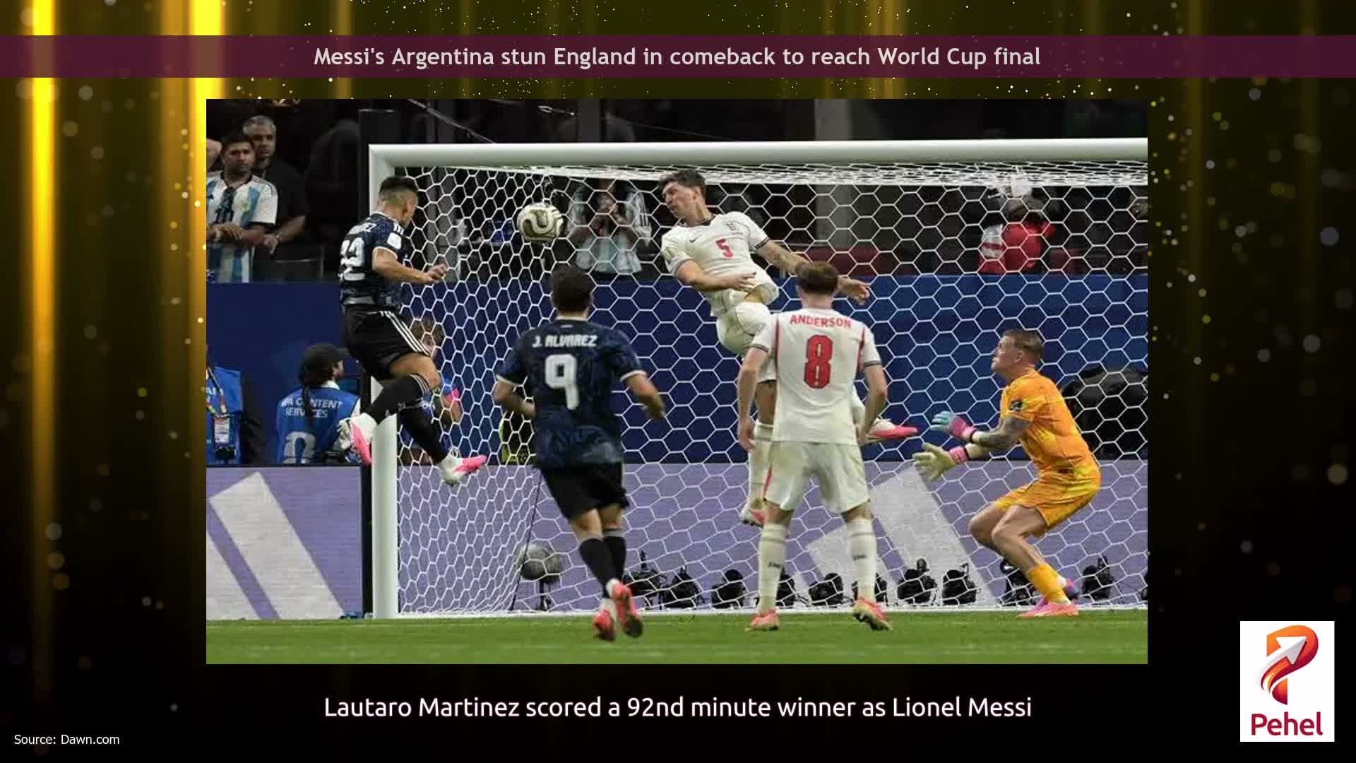 Messi's Argentina stun England in comeback to reach World Cup final