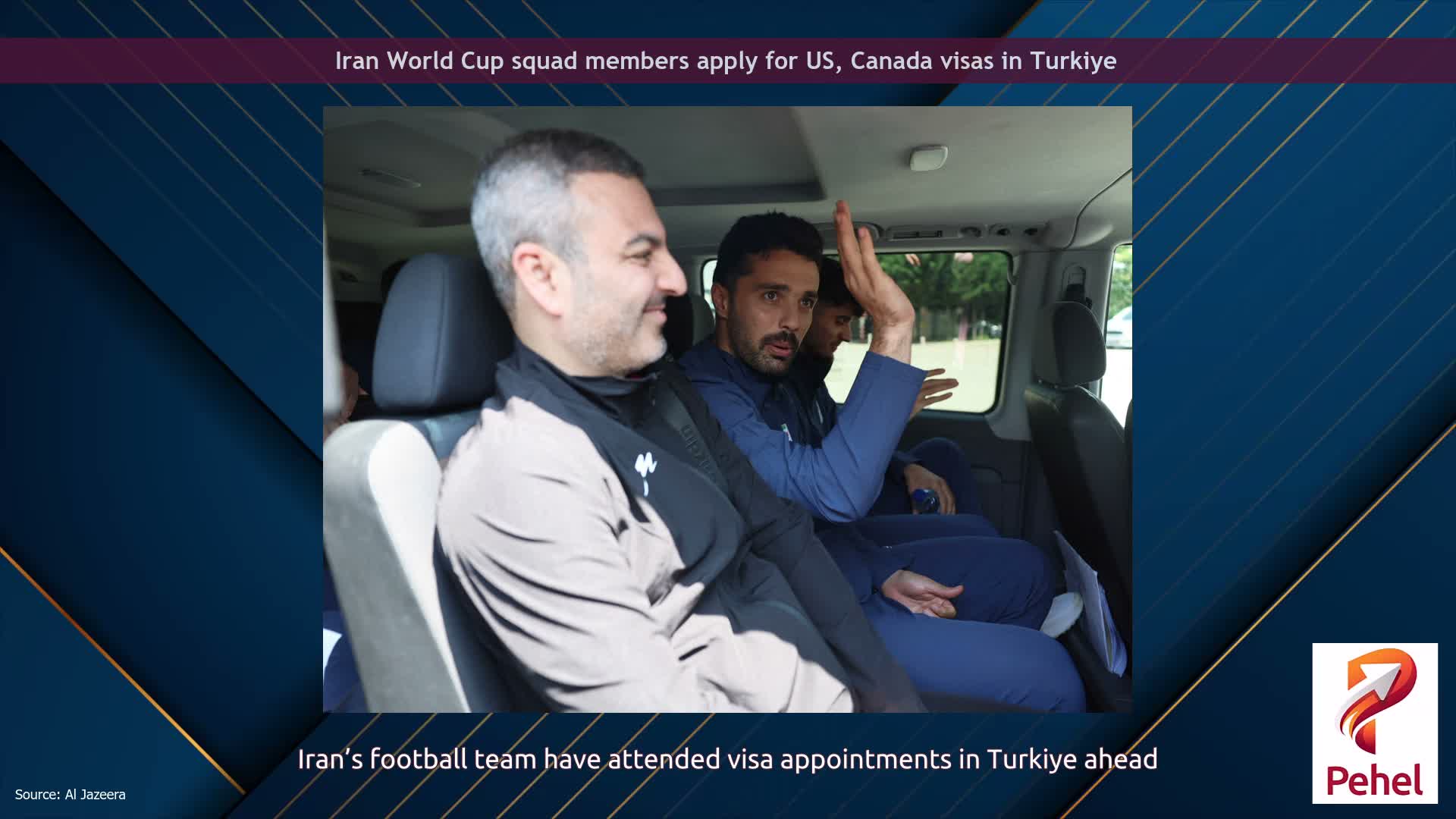 Iran World Cup squad members apply for US, Canada visas in Turkiye