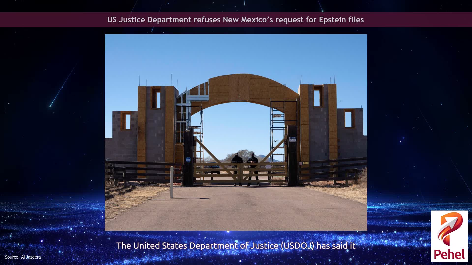 US Justice Department refuses New Mexico’s request for Epstein files