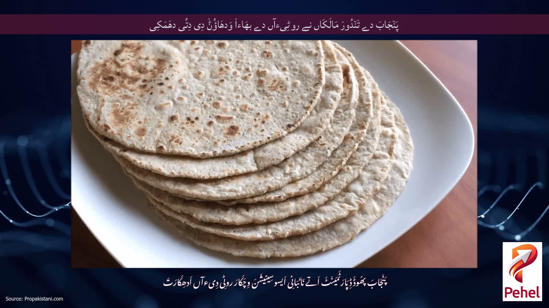 پَن٘جَابَ دے تَن٘دُورَ مَالَکَاں نے روٹِیءآں دے بھَاءاَ وَدھَاؤُݨَ دِی دِتِّی دھَمَکِی