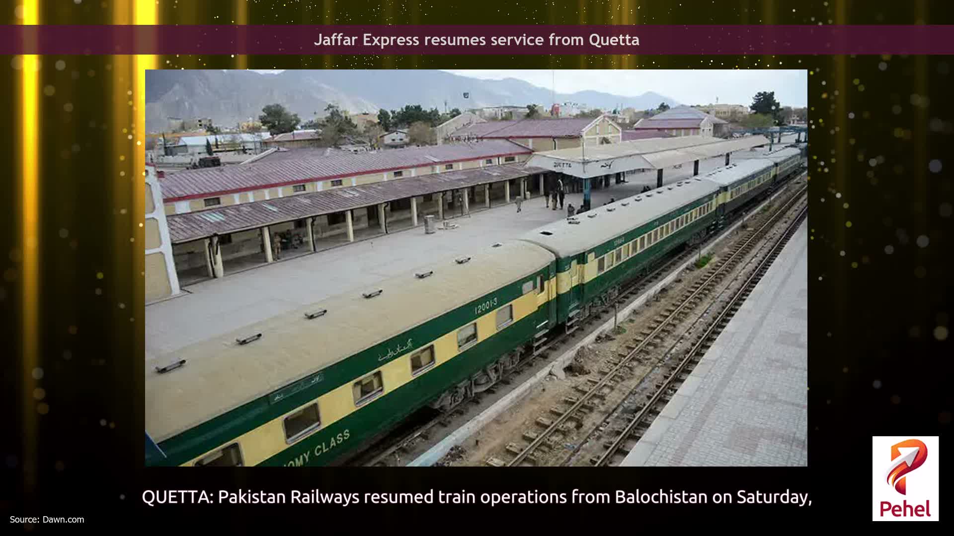 Jaffar Express resumes service from Quetta