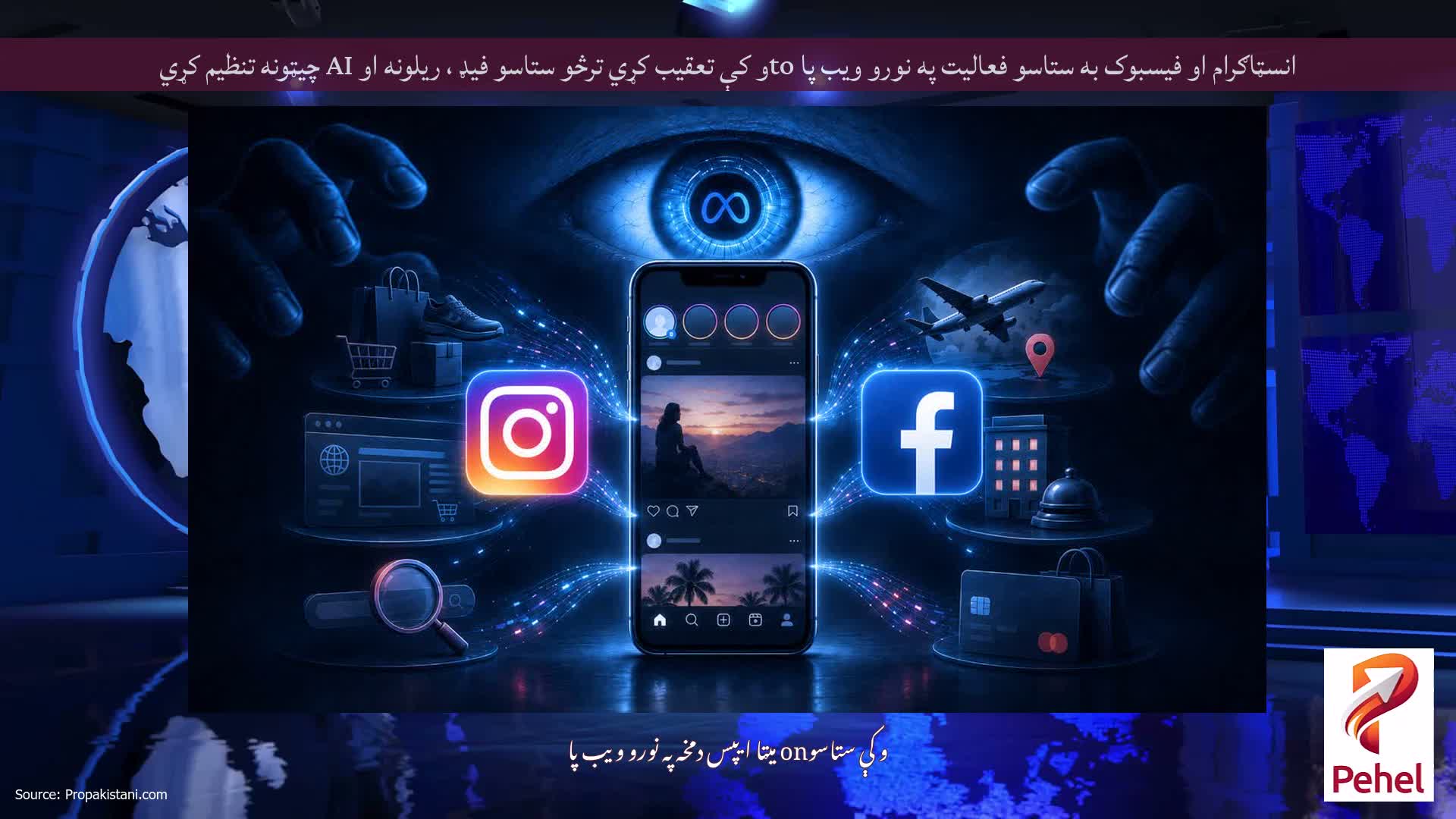 انسټاګرام او فیسبوک به ستاسو فعالیت په نورو ویب پا toو کې تعقیب کړي ترڅو ستاسو فیډ ، ریلونه او AI چیټونه تنظیم کړي
