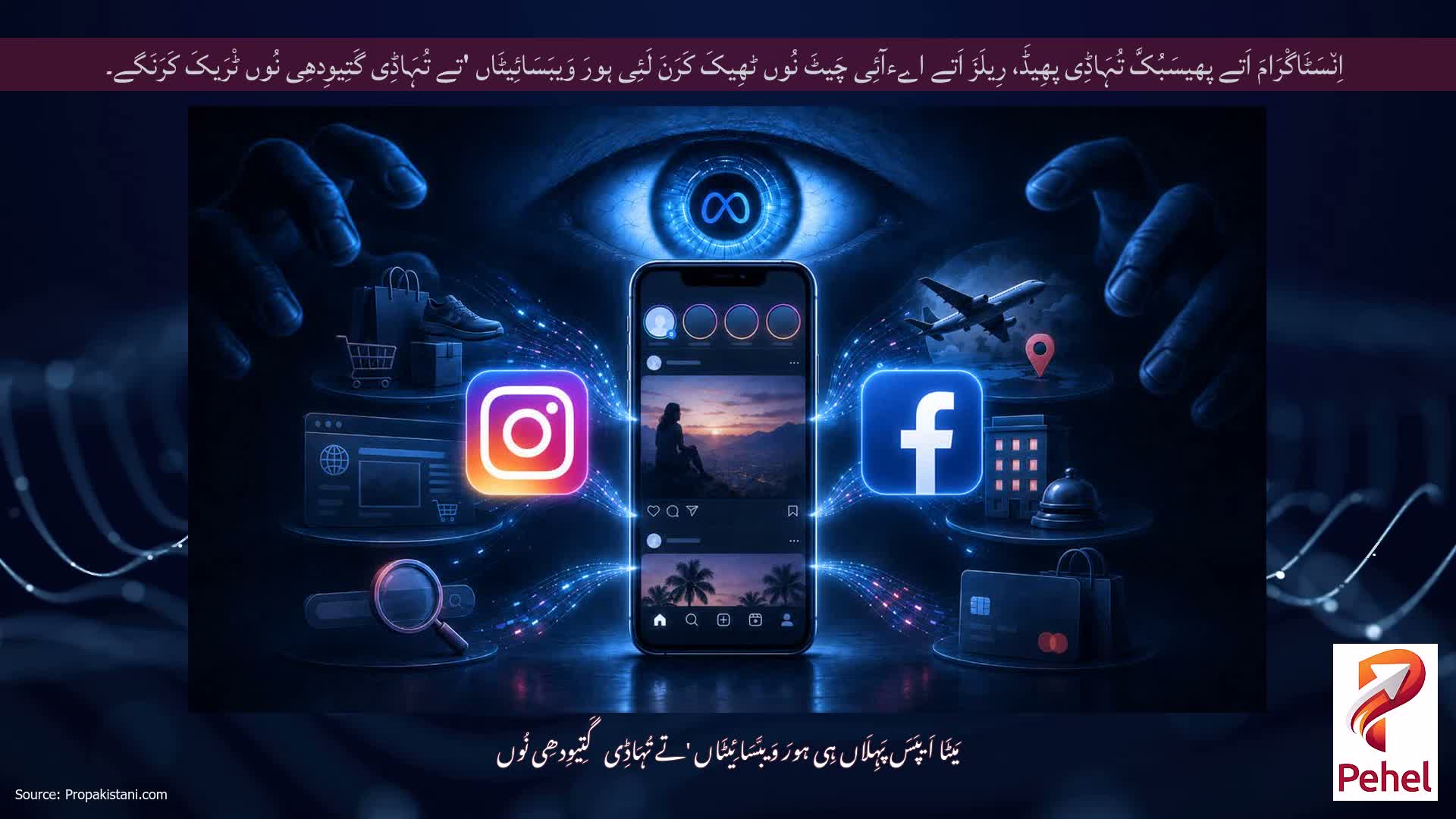 اِن٘سَٹَاگْرَامَ اَتے پھیسَبُکَّ تُہَاڈِی پھِیڈَ، رِیلَزَ اَتے اےءآئِی چَیٹَ نُوں ٹھِیکَ کَرَنَ لَئِی ہورَ وَیبَسَائِیٹَاں 'تے تُہَاڈِی گَتِیوِدھِی نُوں ٹْرَیکَ کَرَنَگے۔