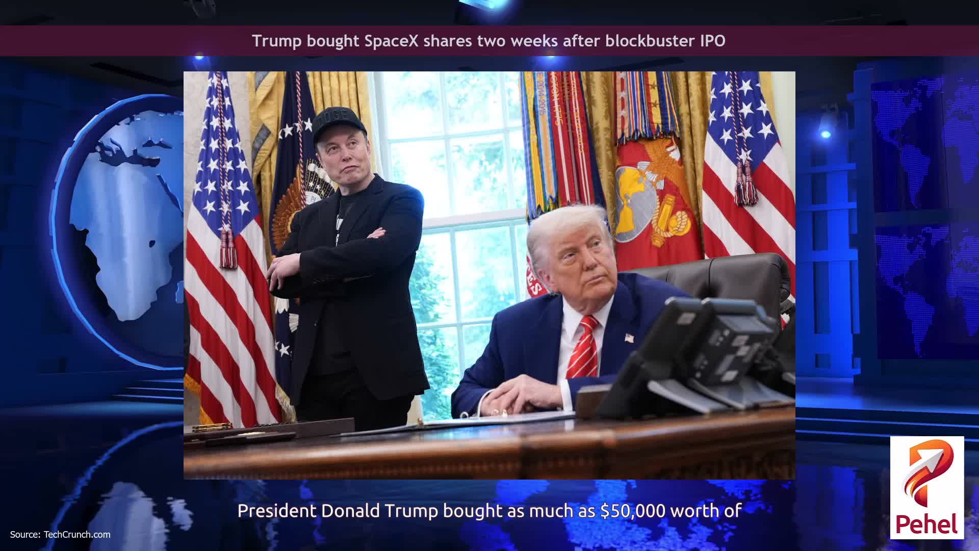 Trump bought SpaceX shares two weeks after blockbuster IPO