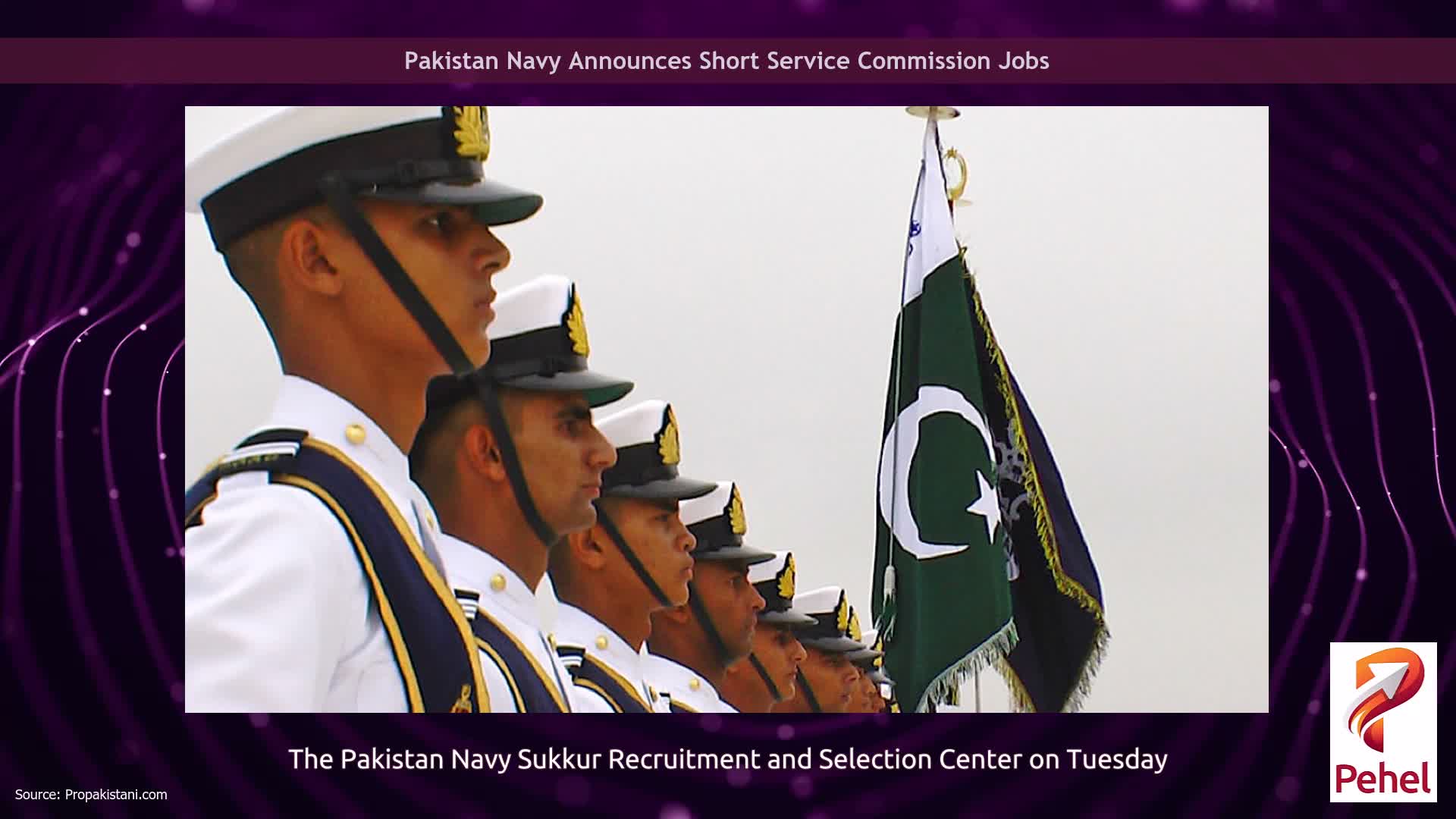 Pakistan Navy Announces Short Service Commission Jobs