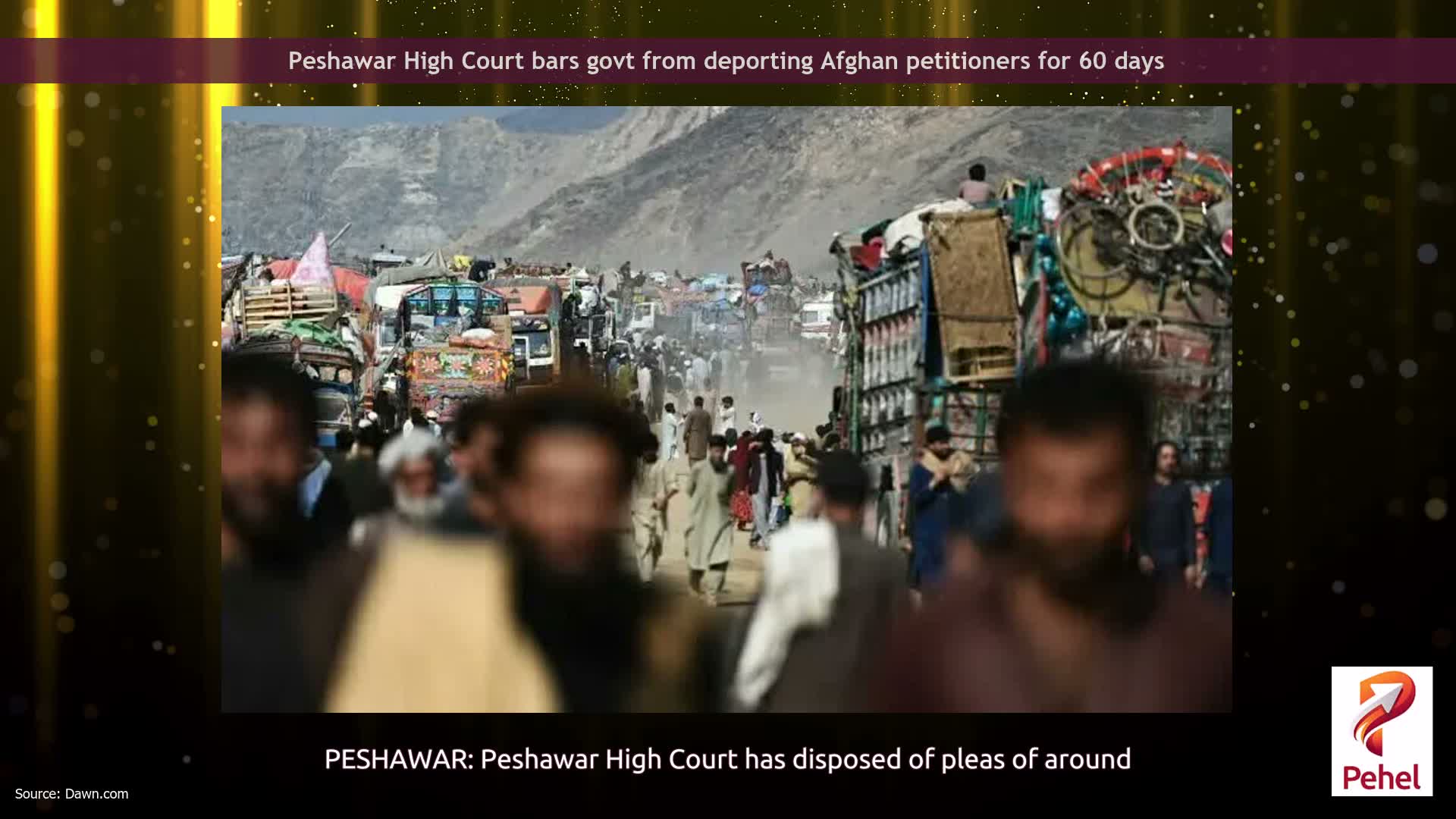 Peshawar High Court bars govt from deporting Afghan petitioners for 60 days