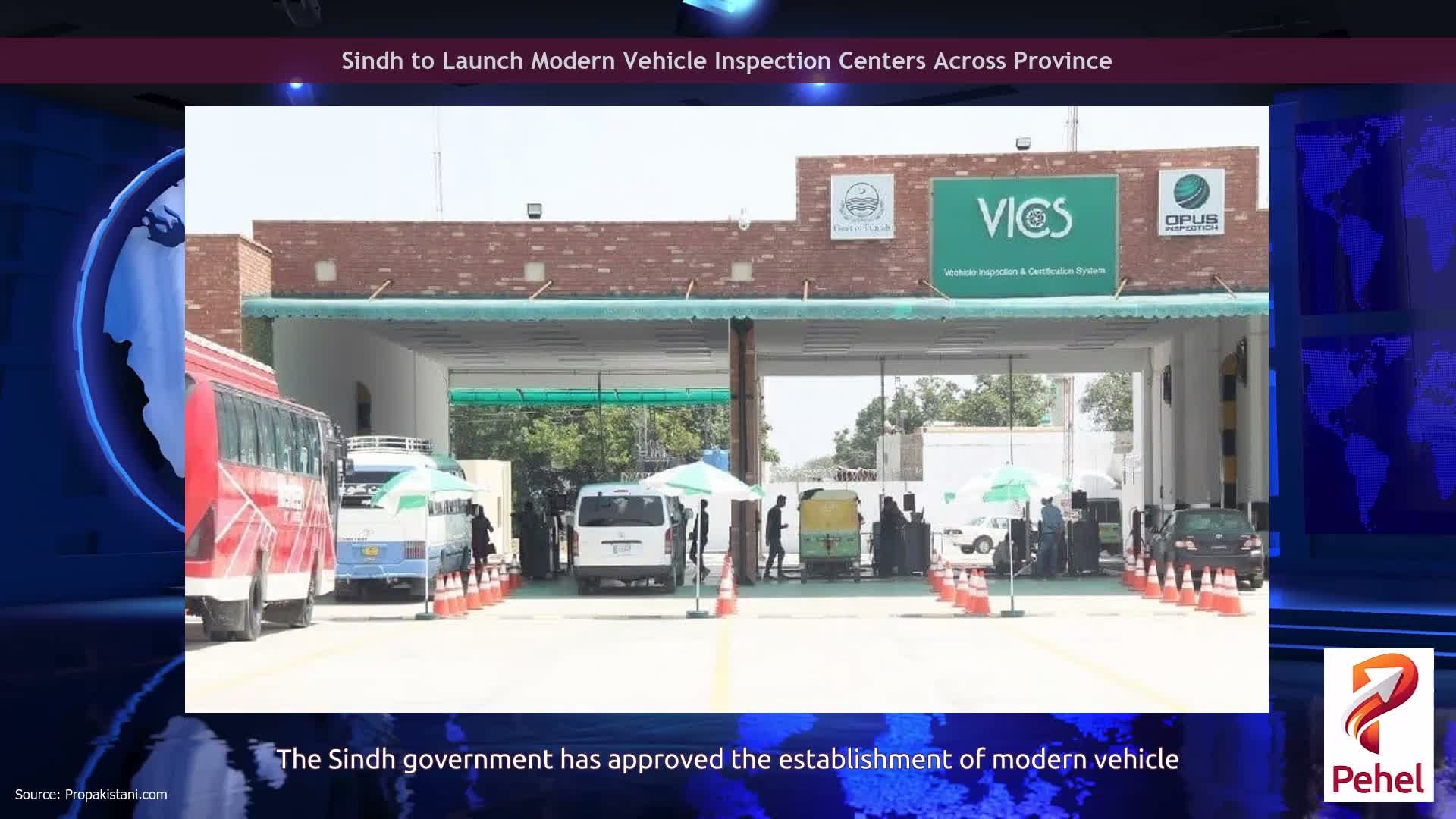 Sindh to Launch Modern Vehicle Inspection Centers Across Province