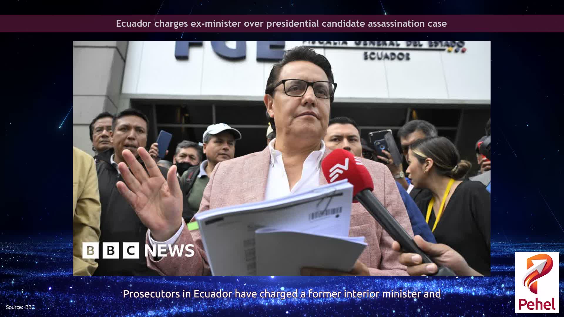 Ecuador charges ex-minister over presidential candidate assassination case