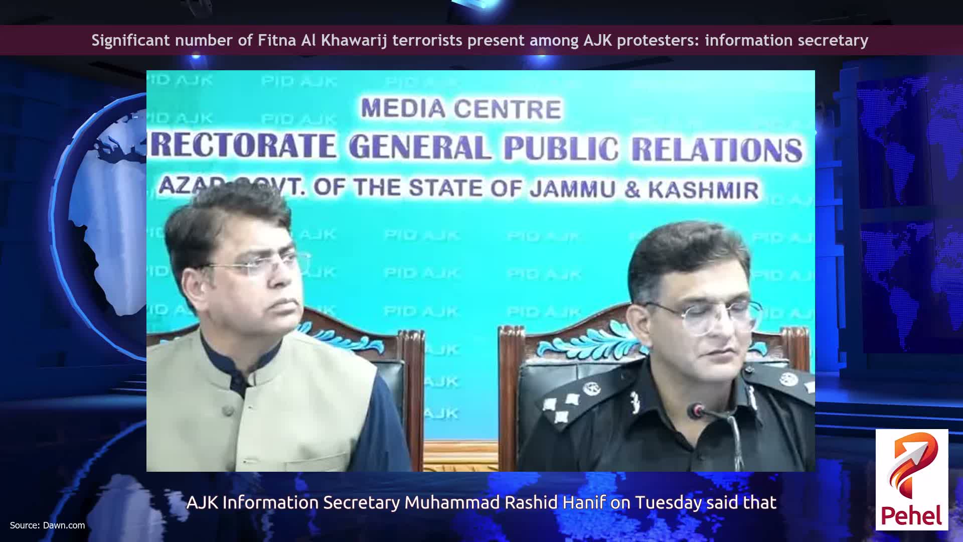 Significant number of Fitna Al Khawarij terrorists present among AJK protesters: information secretary