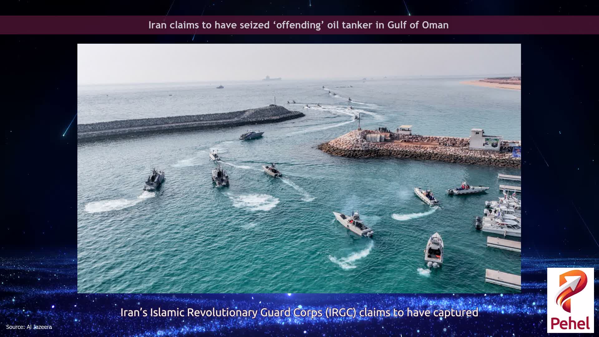 Iran claims to have seized ‘offending’ oil tanker in Gulf of Oman