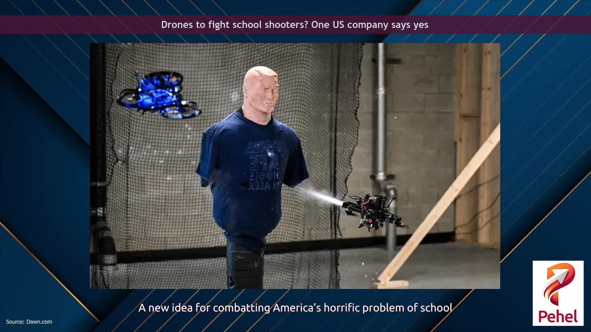 Drones to fight school shooters? One US company says yes