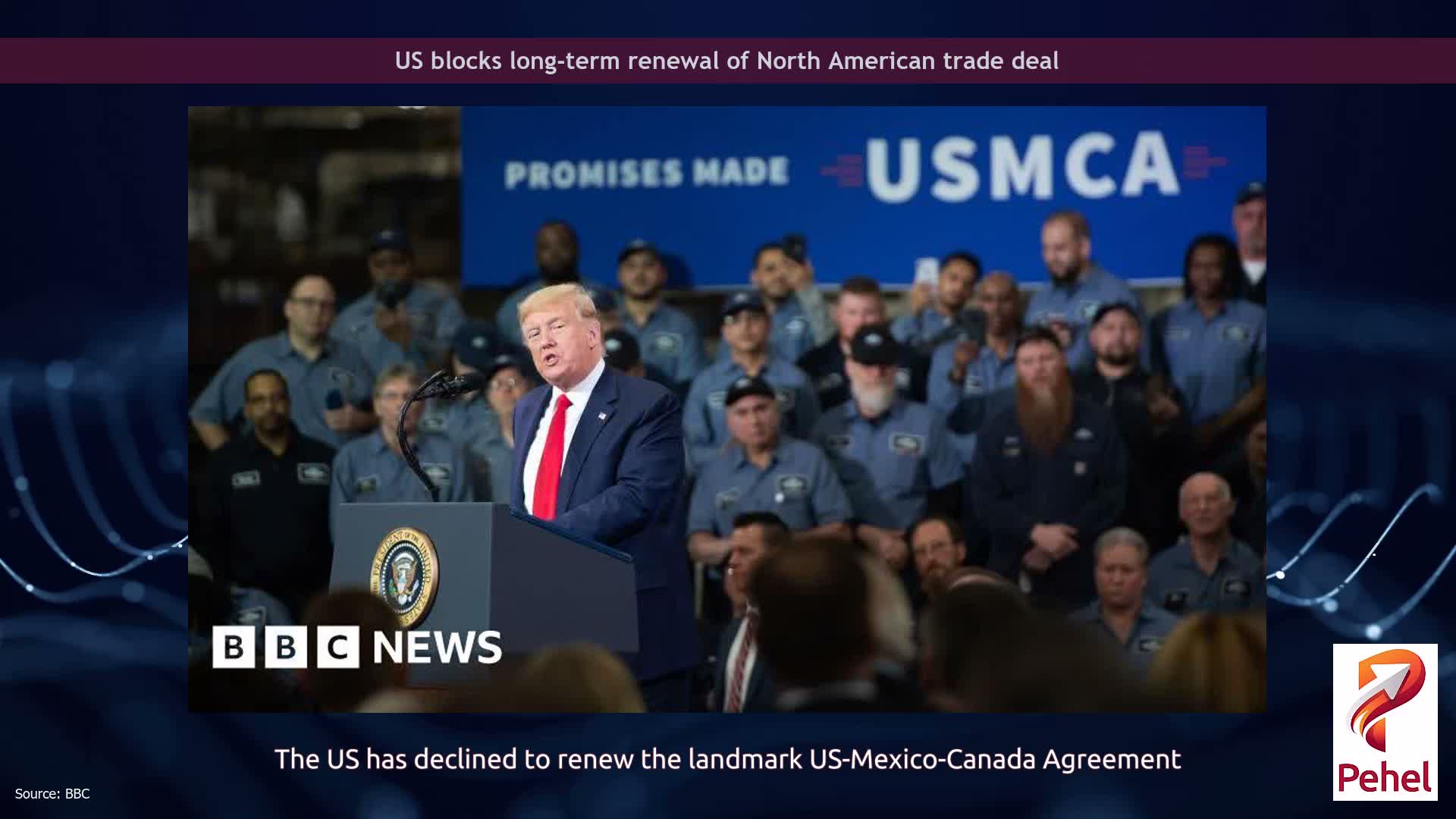 US blocks long-term renewal of North American trade deal
