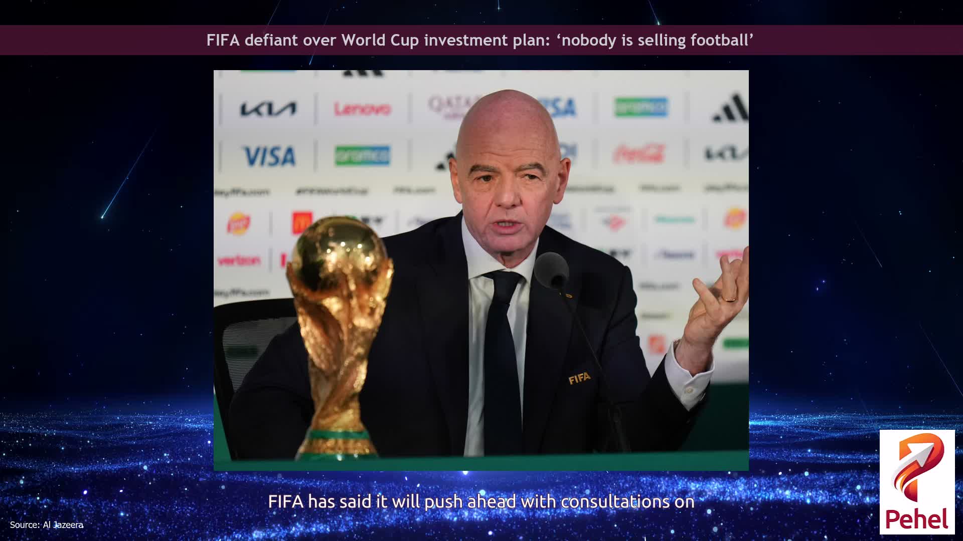 FIFA defiant over World Cup investment plan: ‘nobody is selling football’