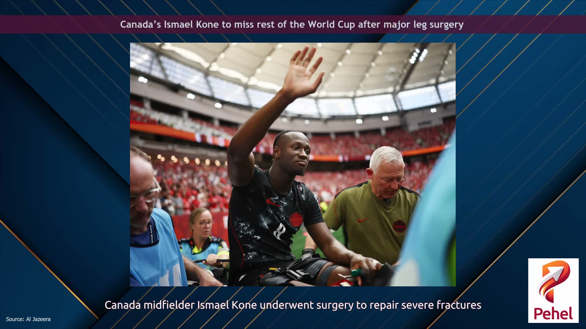 Canada’s Ismael Kone to miss rest of the World Cup after major leg surgery