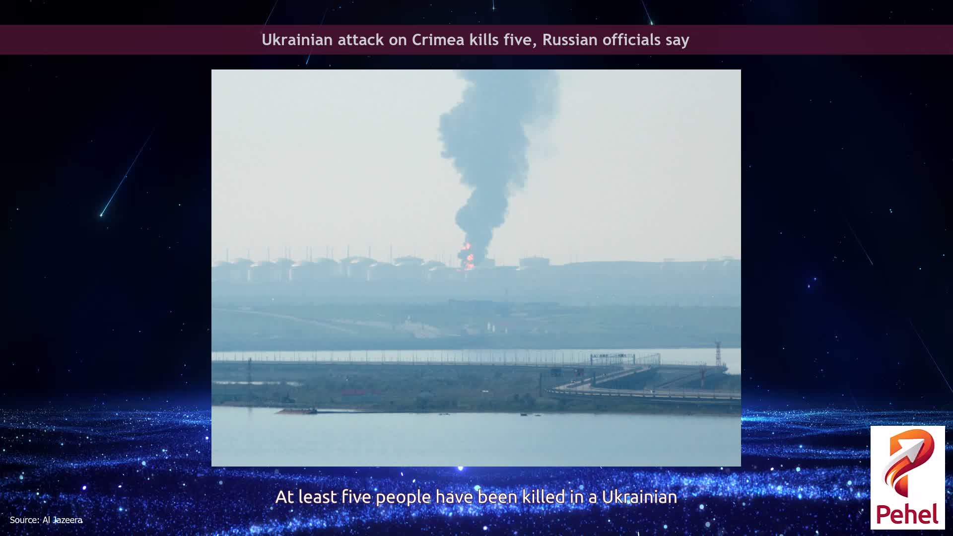Ukrainian attack on Crimea kills five, Russian officials say