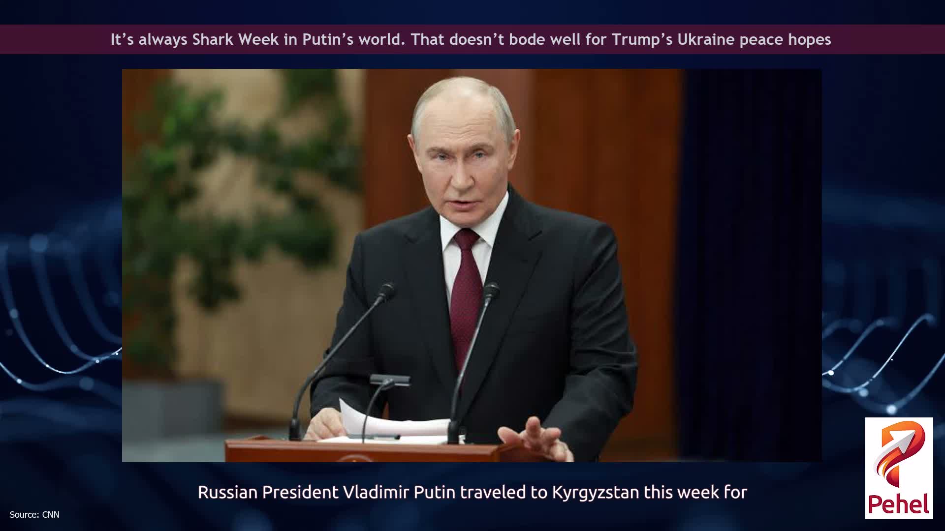 It’s always Shark Week in Putin’s world. That doesn’t bode well for Trump’s Ukraine peace hopes