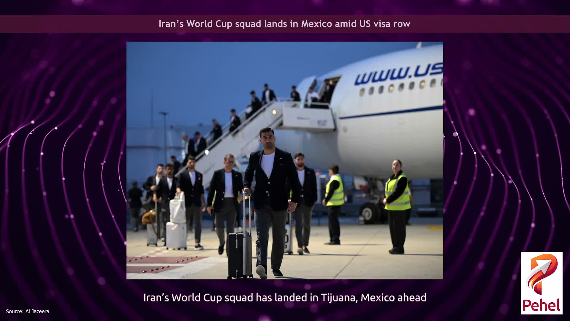 Iran’s World Cup squad lands in Mexico amid US visa row