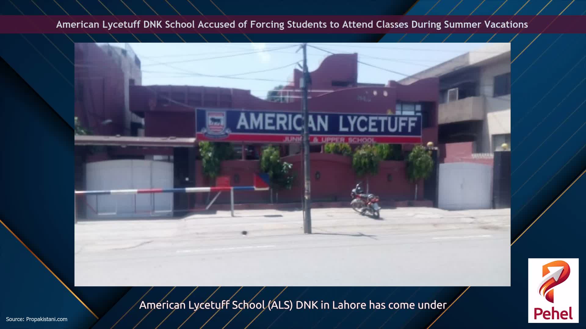 American Lycetuff DNK School Accused of Forcing Students to Attend Classes During Summer Vacations