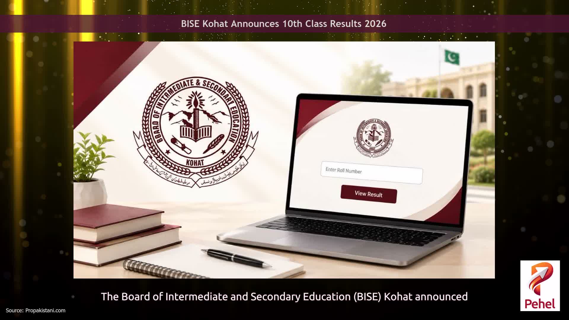 BISE Kohat Announces 10th Class Results 2026