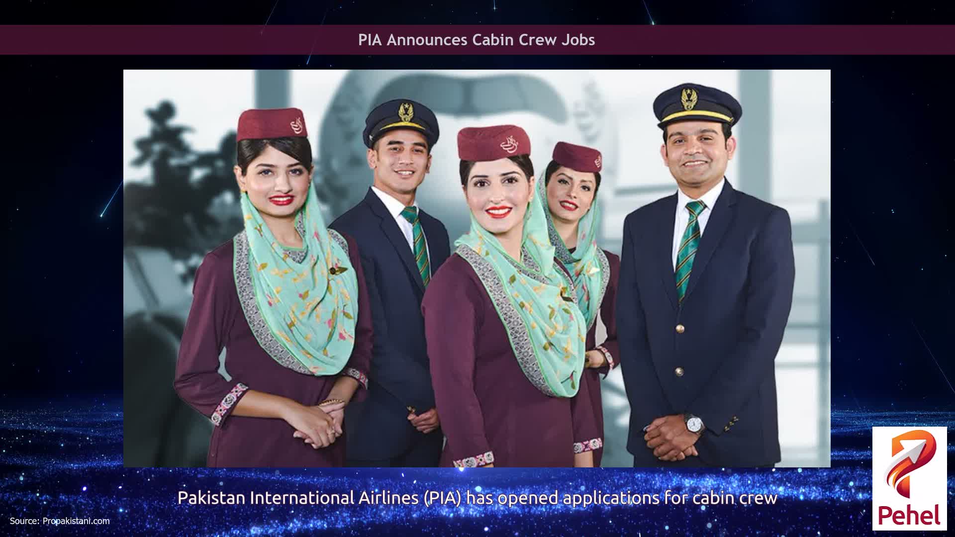PIA Announces Cabin Crew Jobs