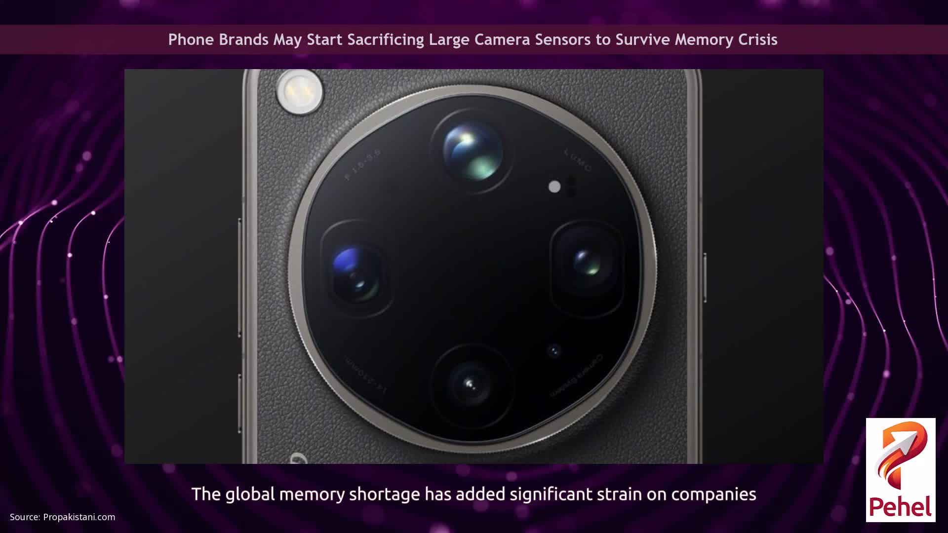 Phone Brands May Start Sacrificing Large Camera Sensors to Survive Memory Crisis