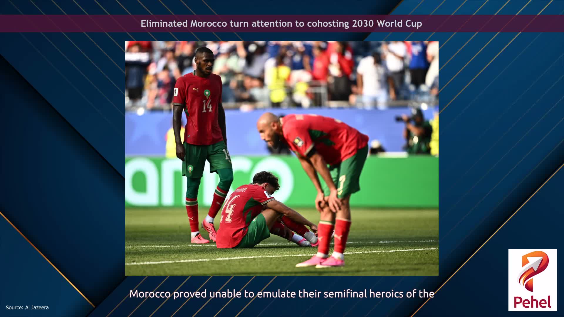 Eliminated Morocco turn attention to cohosting 2030 World Cup