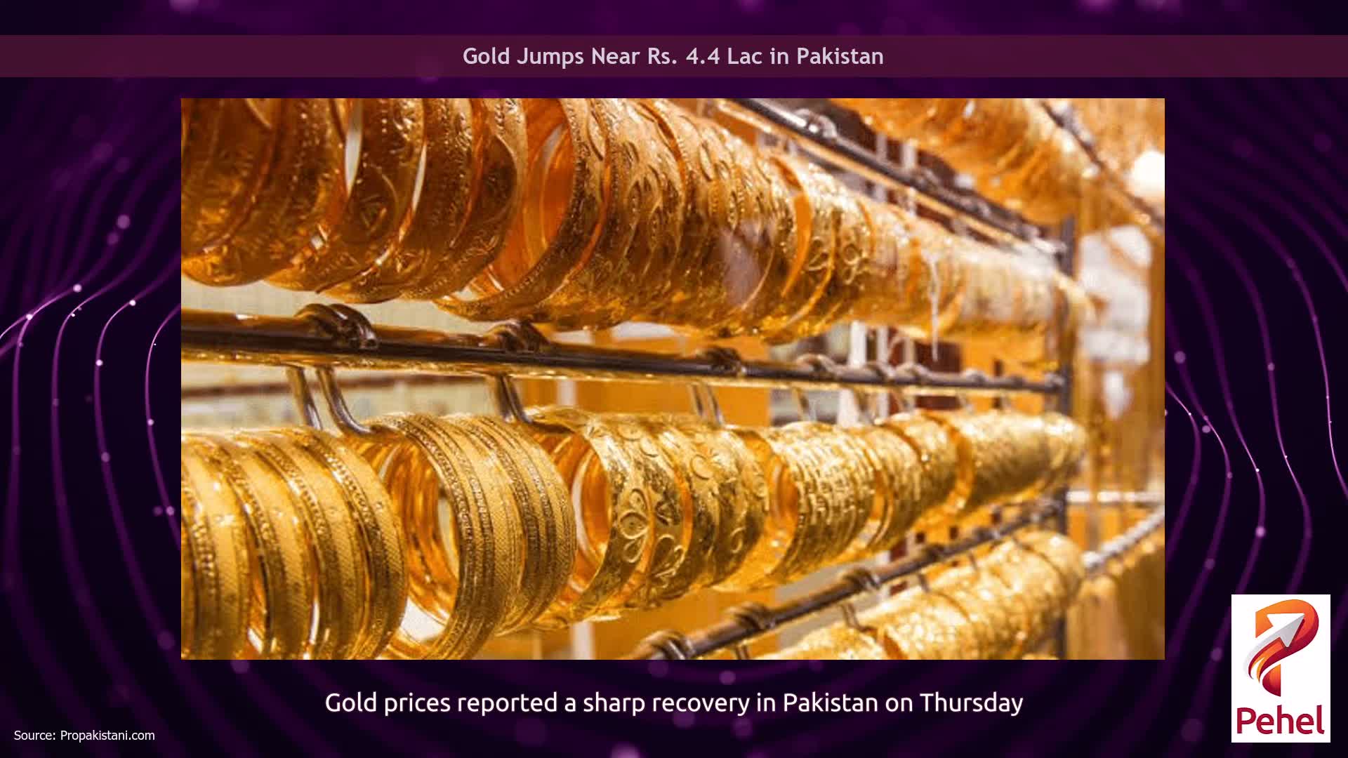 Gold Jumps Near Rs. 4.4 Lac in Pakistan
