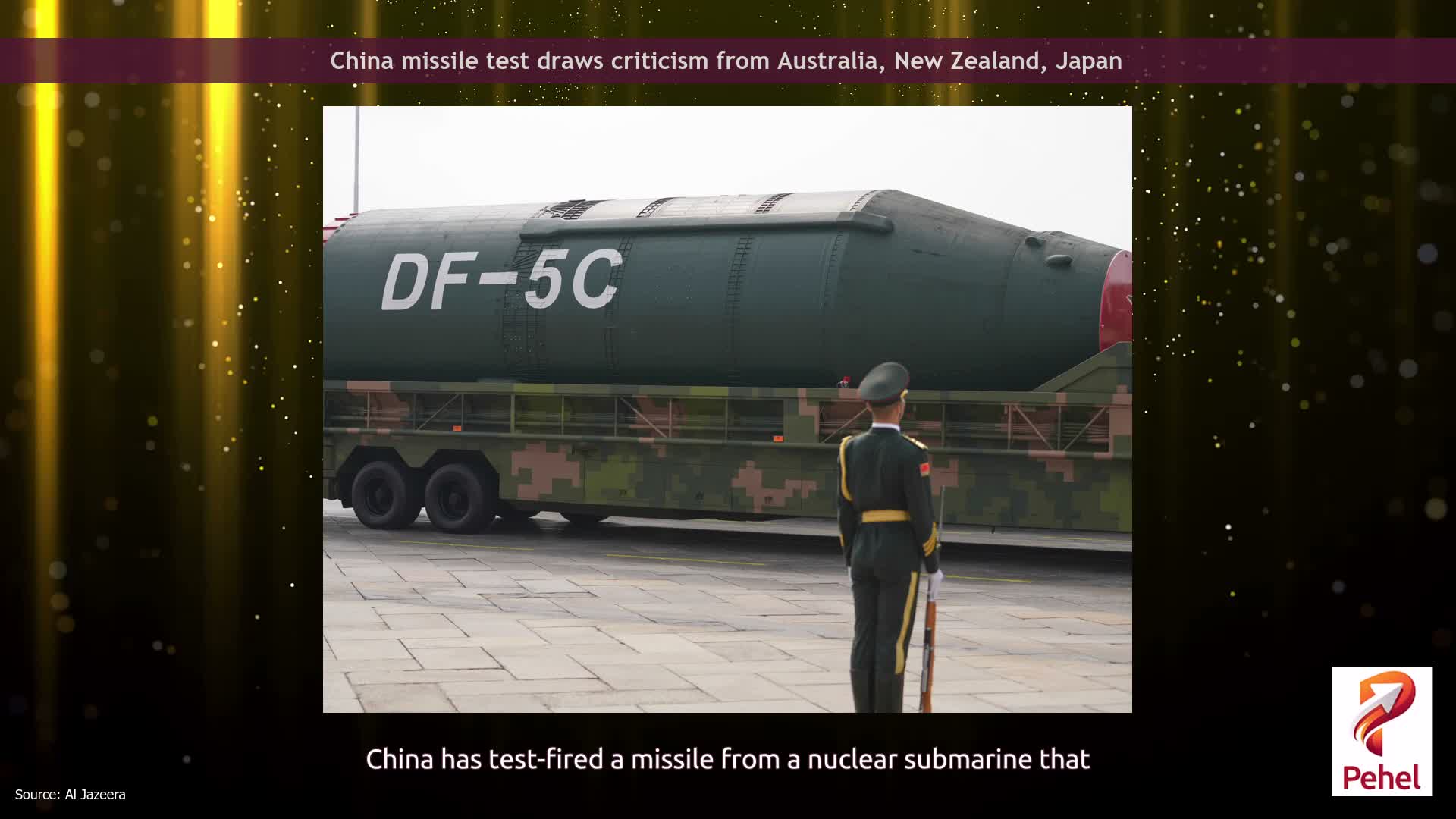 China missile test draws criticism from Australia, New Zealand, Japan