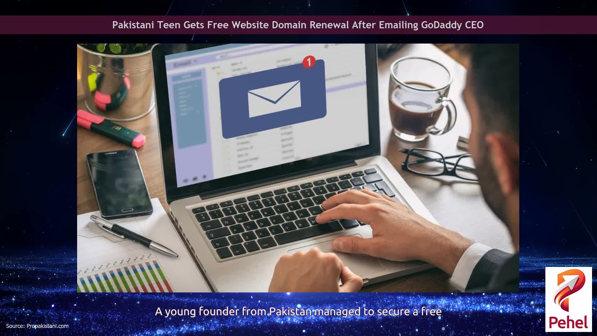 Pakistani Teen Gets Free Website Domain Renewal After Emailing GoDaddy CEO