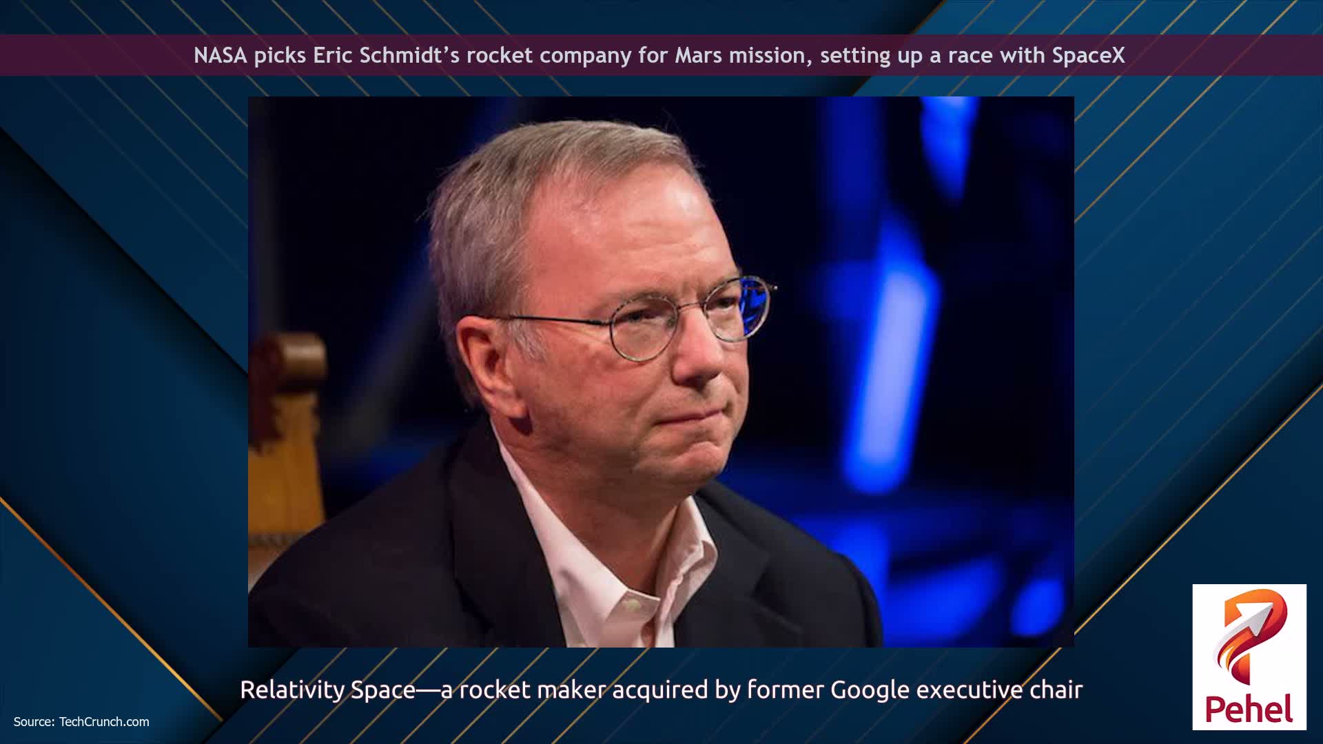 NASA picks Eric Schmidt’s rocket company for Mars mission, setting up a race with SpaceX