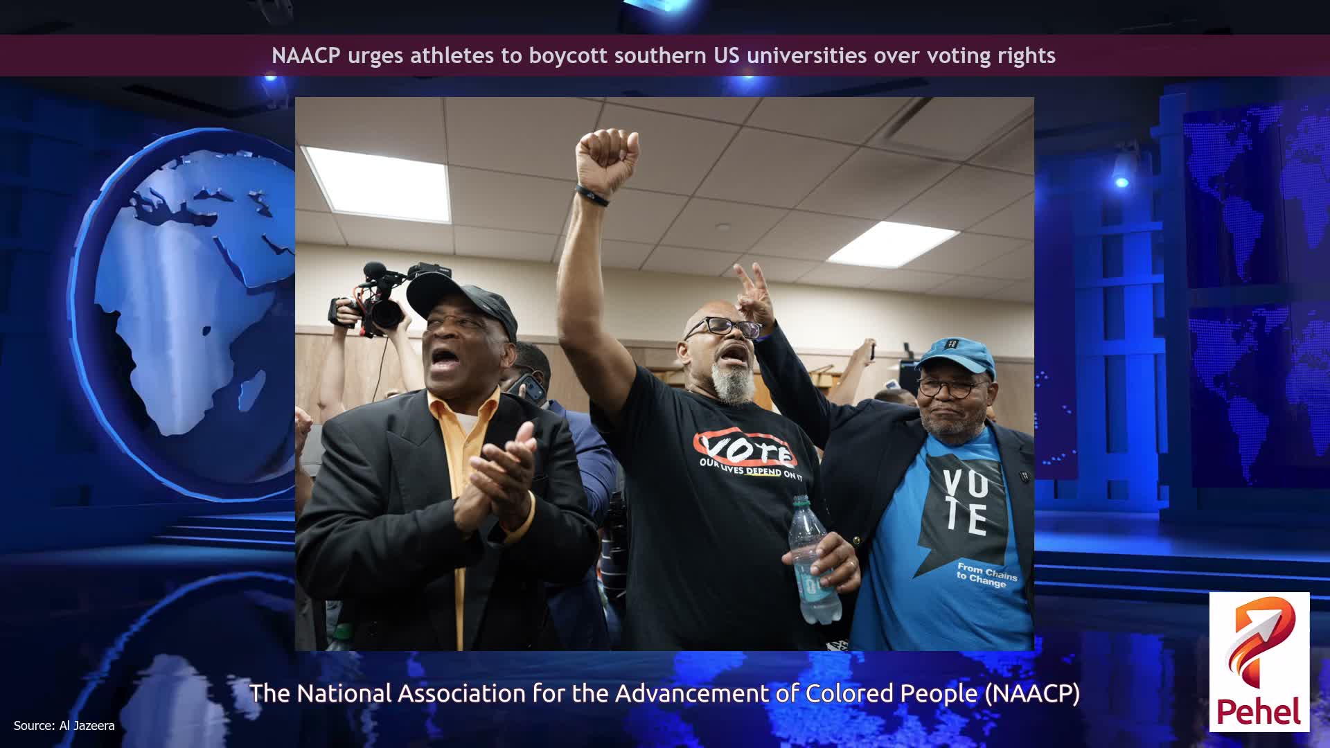 NAACP urges athletes to boycott southern US universities over voting rights