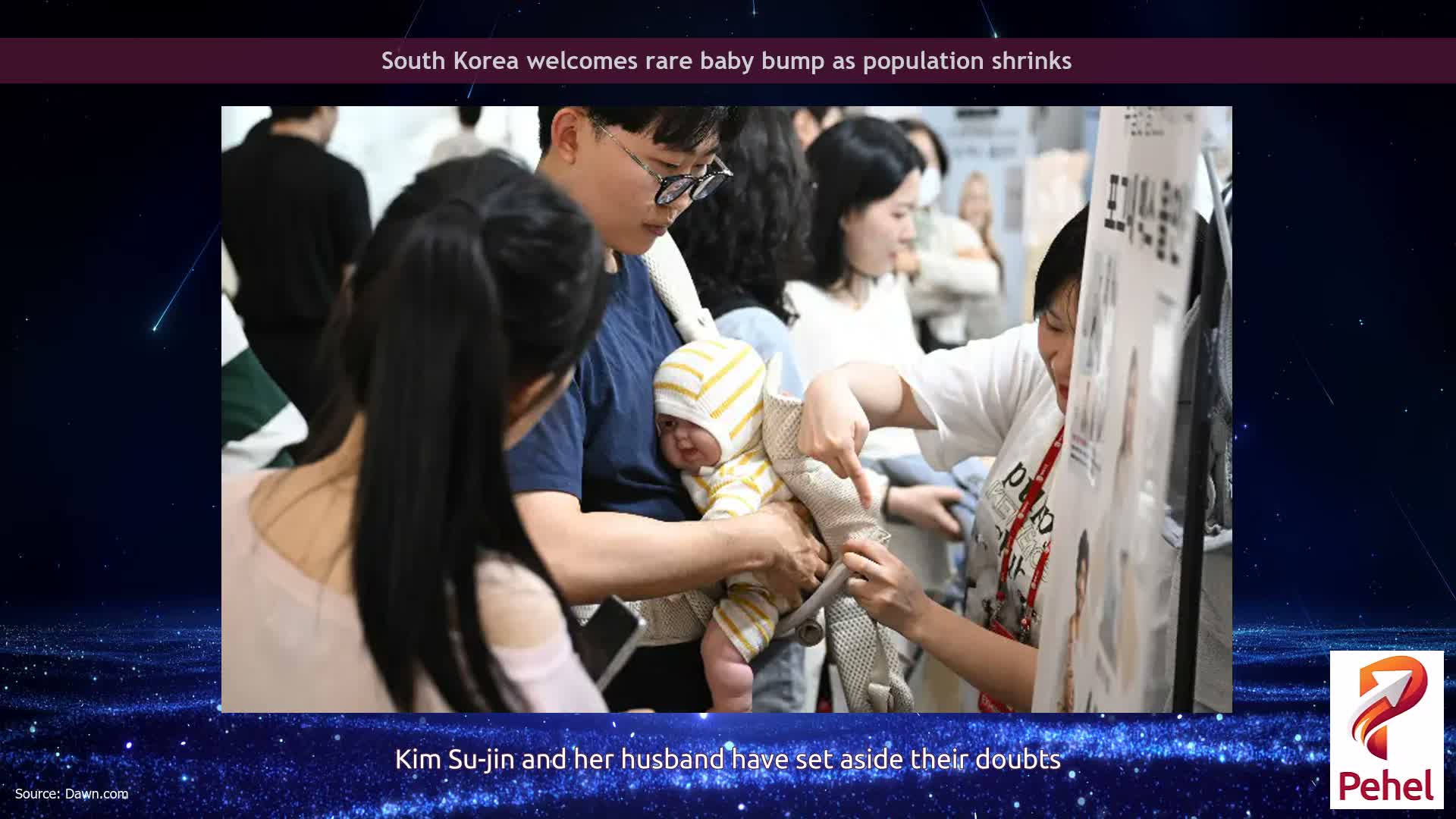 South Korea welcomes rare baby bump as population shrinks