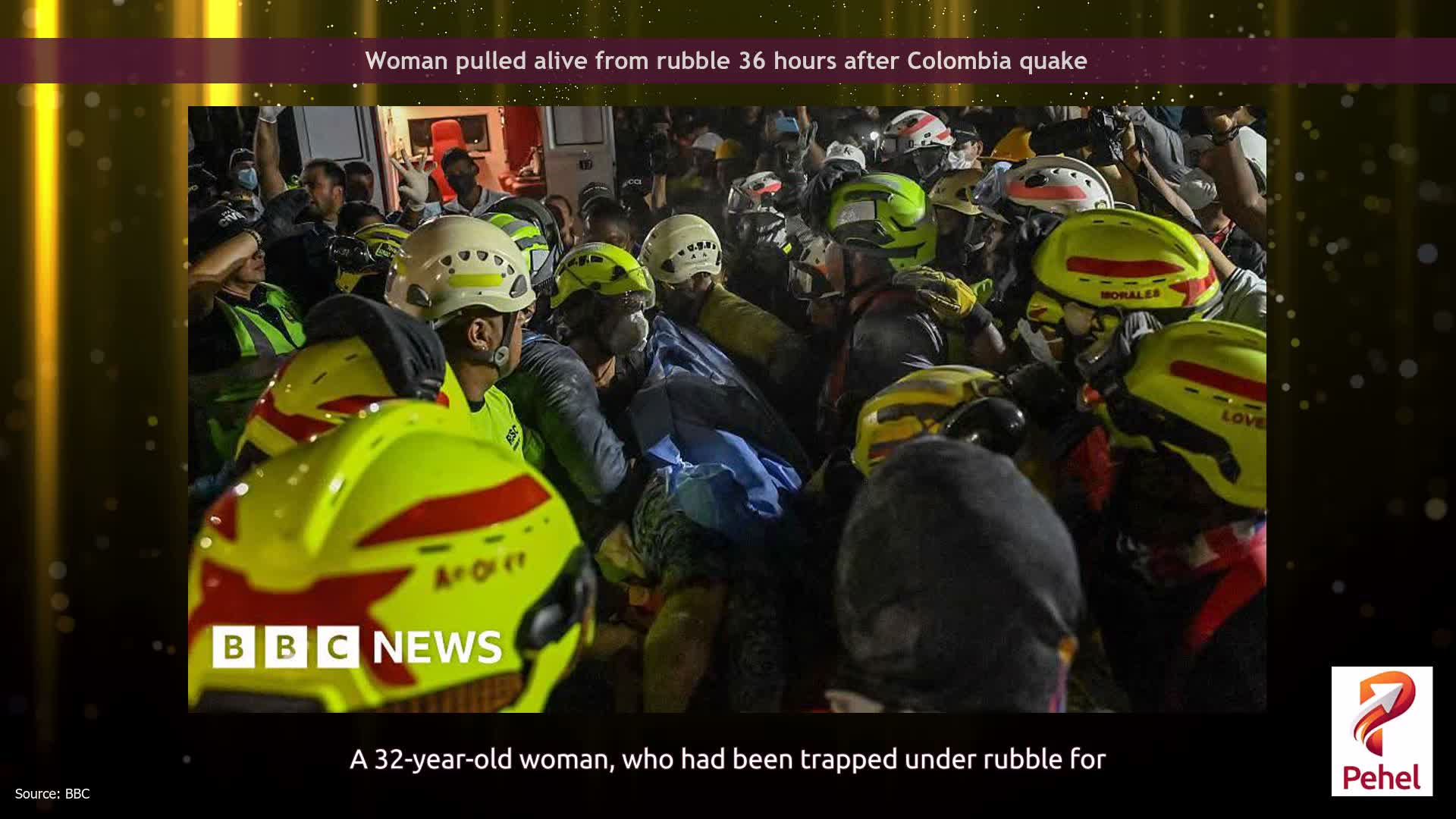 Woman pulled alive from rubble 36 hours after Colombia quake