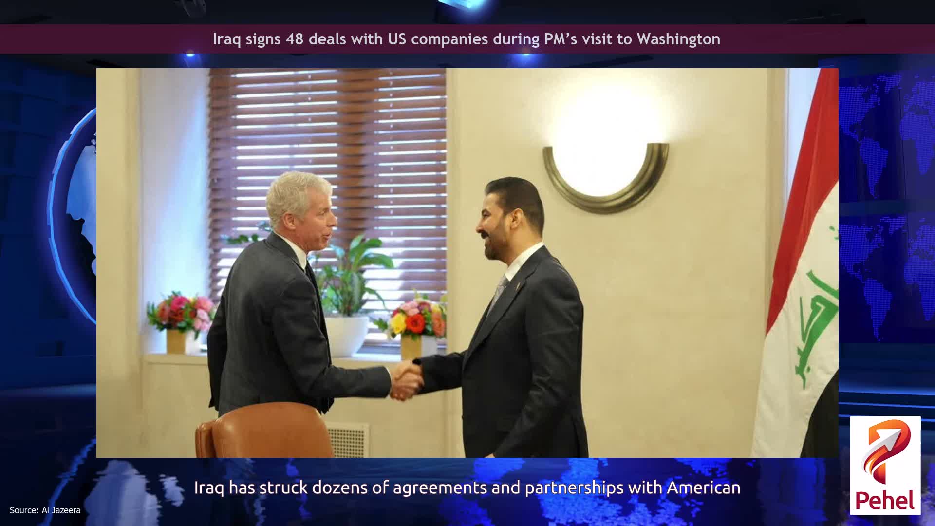 Iraq signs 48 deals with US companies during PM’s visit to Washington