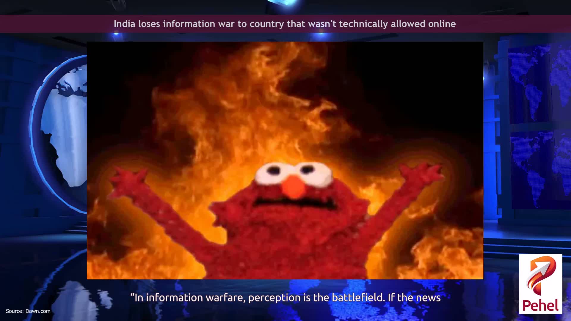 India loses information war to country that wasn't technically allowed online