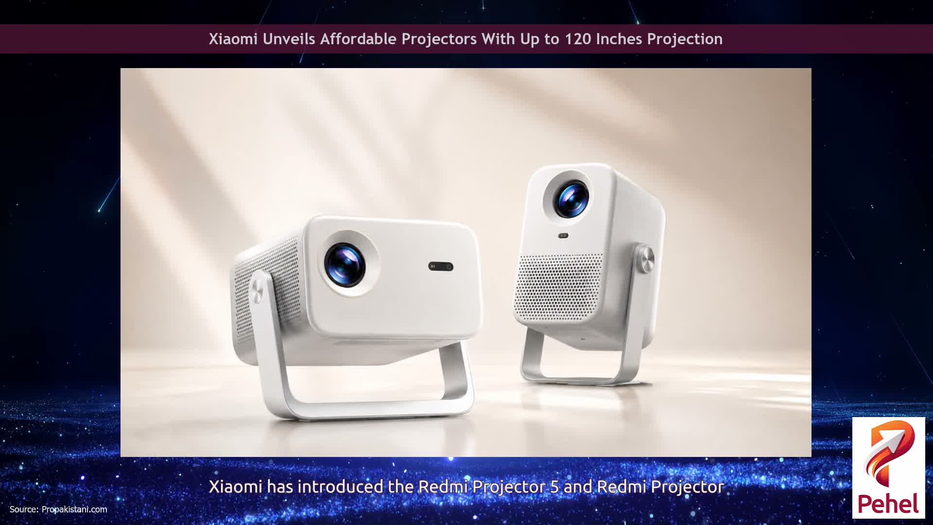 Xiaomi Unveils Affordable Projectors With Up to 120 Inches Projection