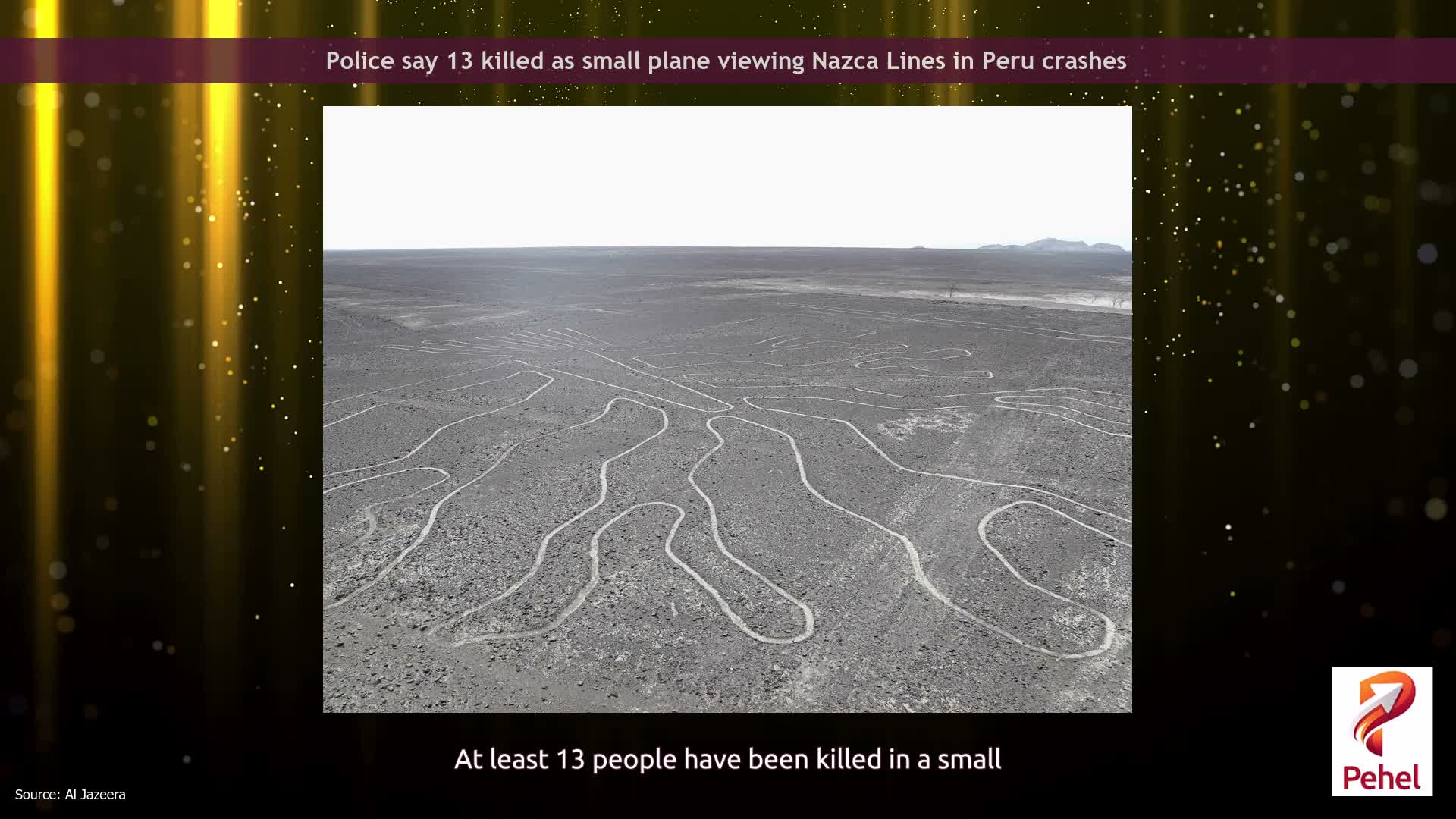 Police say 13 killed as small plane viewing Nazca Lines in Peru crashes