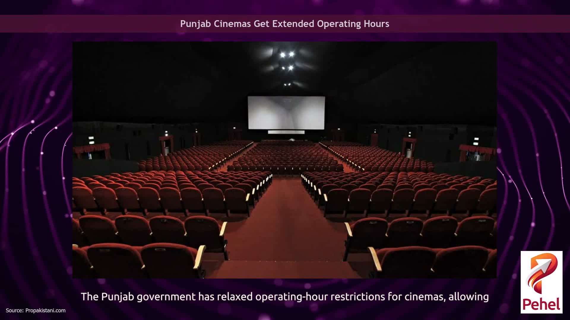 Punjab Cinemas Get Extended Operating Hours
