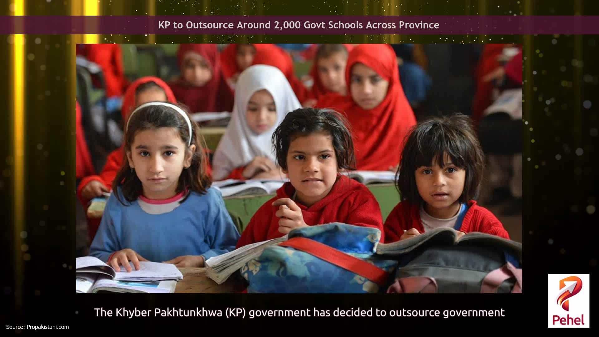 KP to Outsource Around 2,000 Govt Schools Across Province