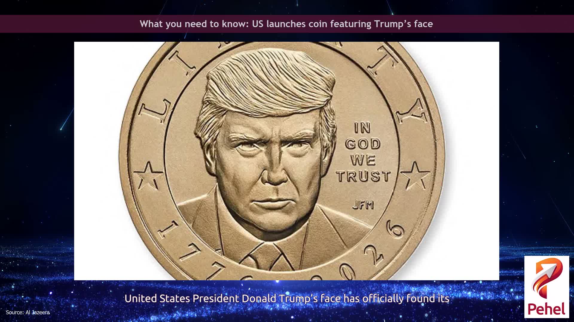 What you need to know: US launches coin featuring Trump’s face