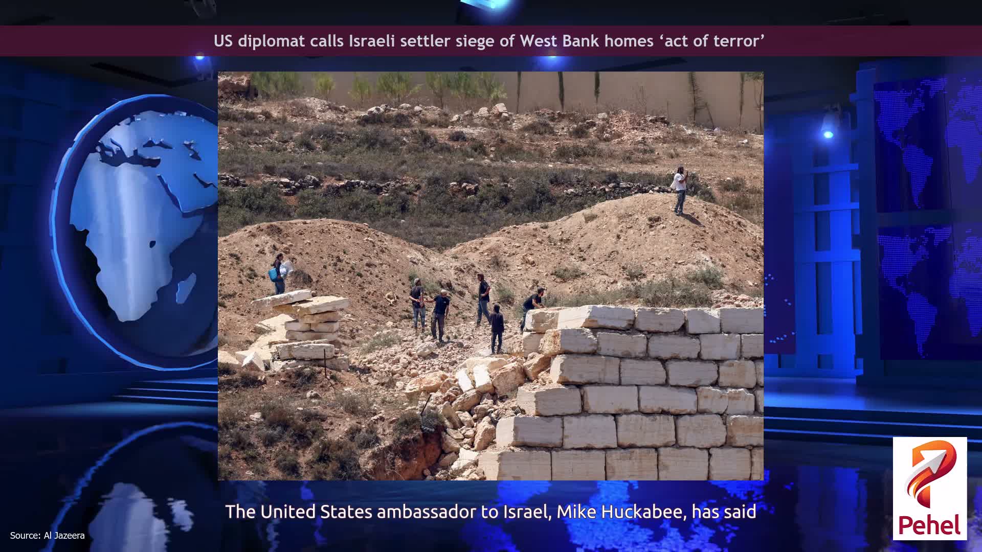 US diplomat calls Israeli settler siege of West Bank homes ‘act of terror’